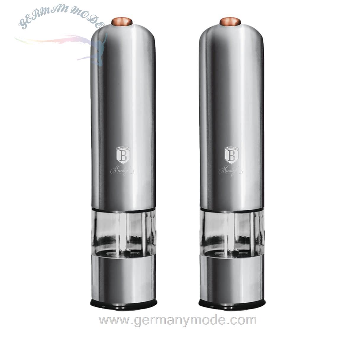 ست آسیاب نمک و فلفل برقی برلینگر هاوس مجارستان Berlinger Haus Electric Salt / Pepper Mill Set BH-9014 Moonlight Collection