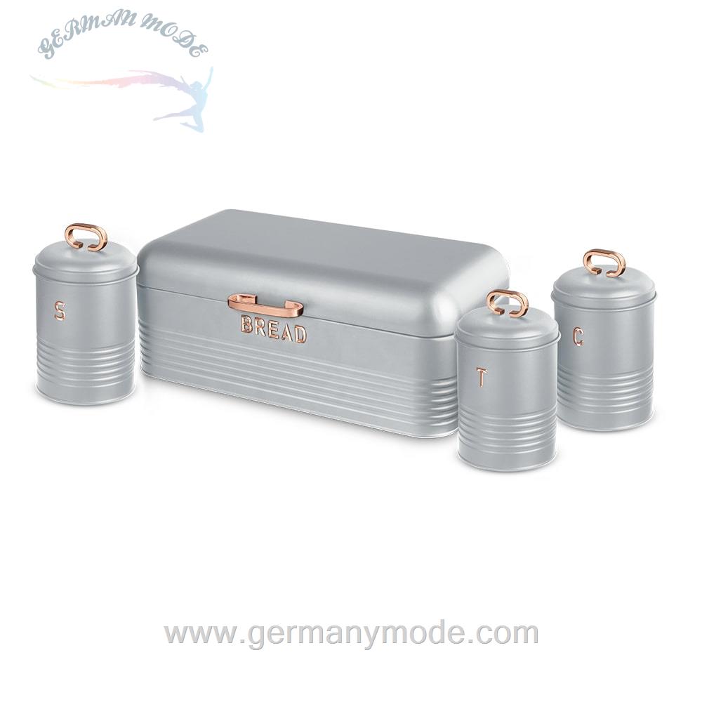 ظرف نان ست قوطی آشپزخانه برلینگر هاوس مجارستان BERLINGER HAUS BREAD BIN and KITCHEN CANISTER SET BH-6755