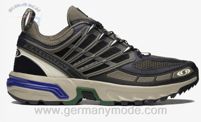 کتانی اسپرت مردانه زنانه سالامون فرانسه SALOMON ACS PRO ADVANCED Sportliche Schuhe Unisex Night Sky / Major Brown / Turtledove