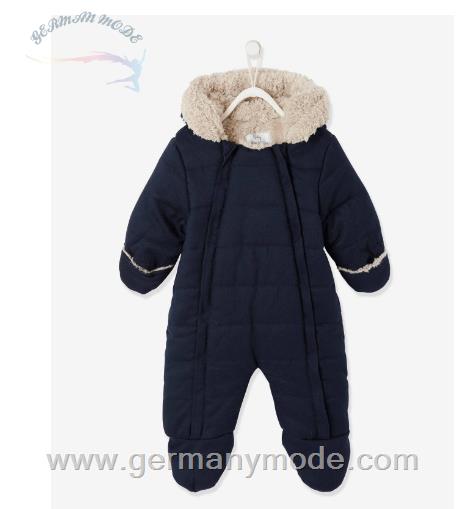 کاپشن یکسره نوزاد ورت فرانسه Vertbaudet Baby Overall Flanell