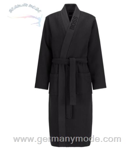 روبدوشامبر مردانه هوگو باس آلمان BOSS MORGENMANTEL MIT JACQUARD-LOGO UND WAFFEL-PIQUÉ-STRUKTUR