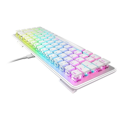 خرید از ایبی - صفحه کلید بازی Roccat Vulcan II Mini با نورپردازی RGB کلیدهای هوشمند 1000 هرتز سفید