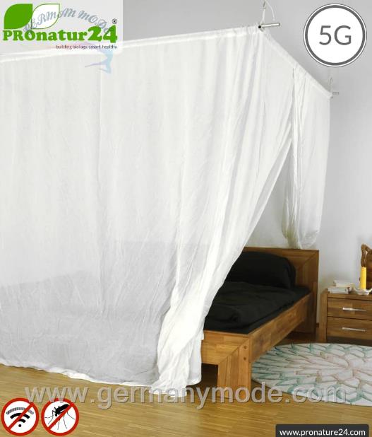 پشه بند ضد امواج رادیویی RF تخت کینگ سایز پرونیچر المان PROnature Shielding canopy Electrosmog WIFI | DOUBLE BED (GRAND KING SIZE)