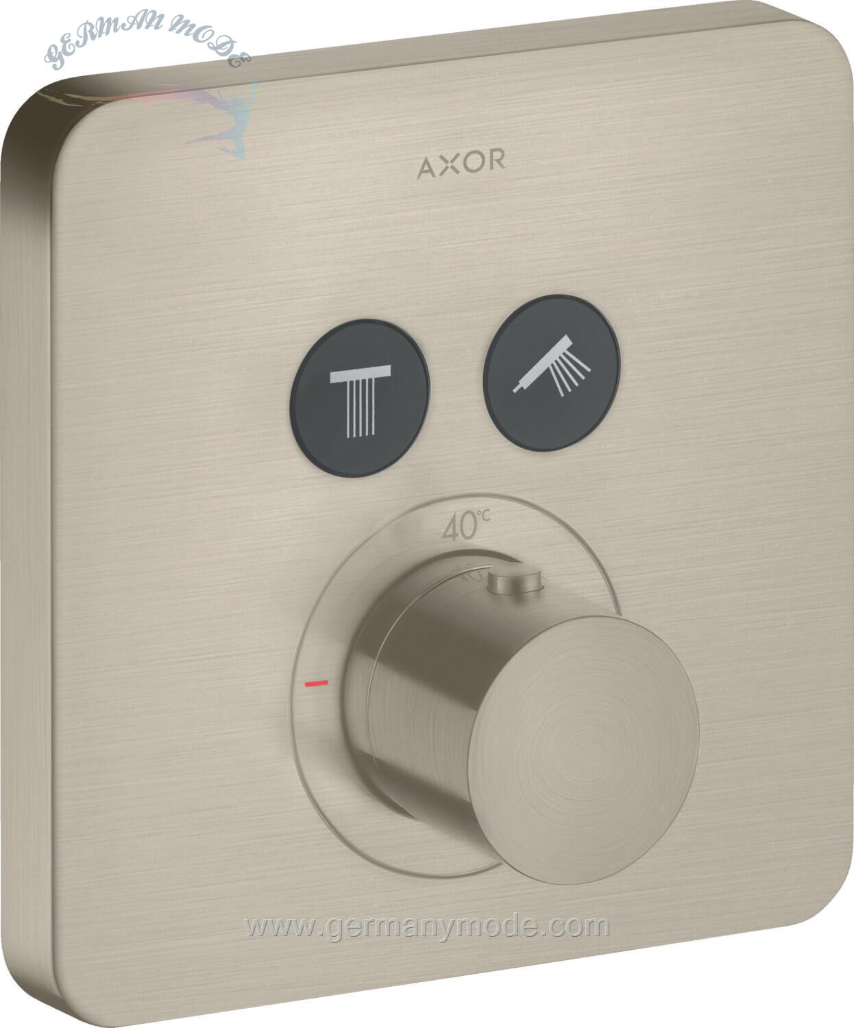 شیر حمام توکار هانس گروهه آلمان Hansgrohe Axor Shower softsquare 36707 Brushed Nickel 36707820