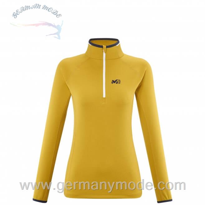 ژاکت ورزشی زنانه میلت فرانسه Millet Fleecejacke - Damen - GELB NAMADJI II ZIP PO W