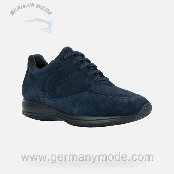 کتانی مردانه جی اوکس ایتالیا GEOX NIEDRIGE SNEAKERS Happy Herr Marineblau