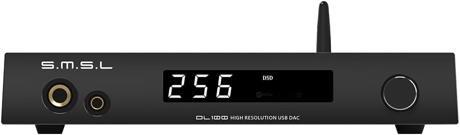 تقویت‌کننده هدفون رمزگشای صوتی SMSL DL100، تراشه 4 x CS43131، قابلیت HDMI (ARC) برای تلویزیون، ISB حالت دوگانه، خروجی هدفون دوگانه 6.35 میلی‌متری + 4.4 میلی‌متر، XLR متعادل + خروجی RCA، کاملاً کاربردی