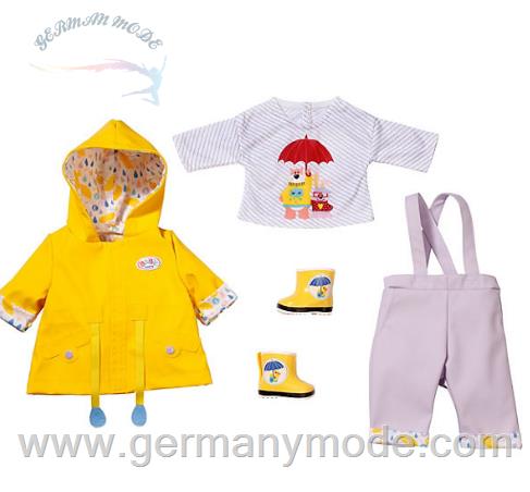 مجموعه لباس های عروسک Zapf Creation BABY born® Deluxe Regen Set 43 cm