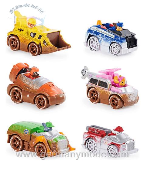 مجموعه ماشین سگ نگهبان Spin Master PAW Patrol, True Metal Geländewagen-Geschenkset mit 6 Druckgussfahrzeugen zum Sammeln im Maßstab 1:55