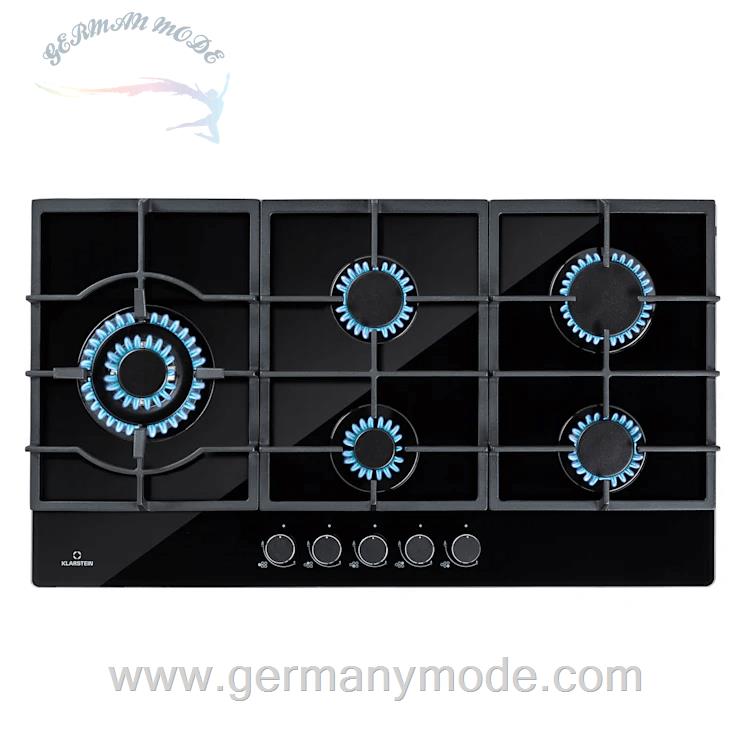 اجاق گاز 5 شعله توکار کلارشتاین آلمان Klarstein Ignito Chef Edition Gaskochfeld