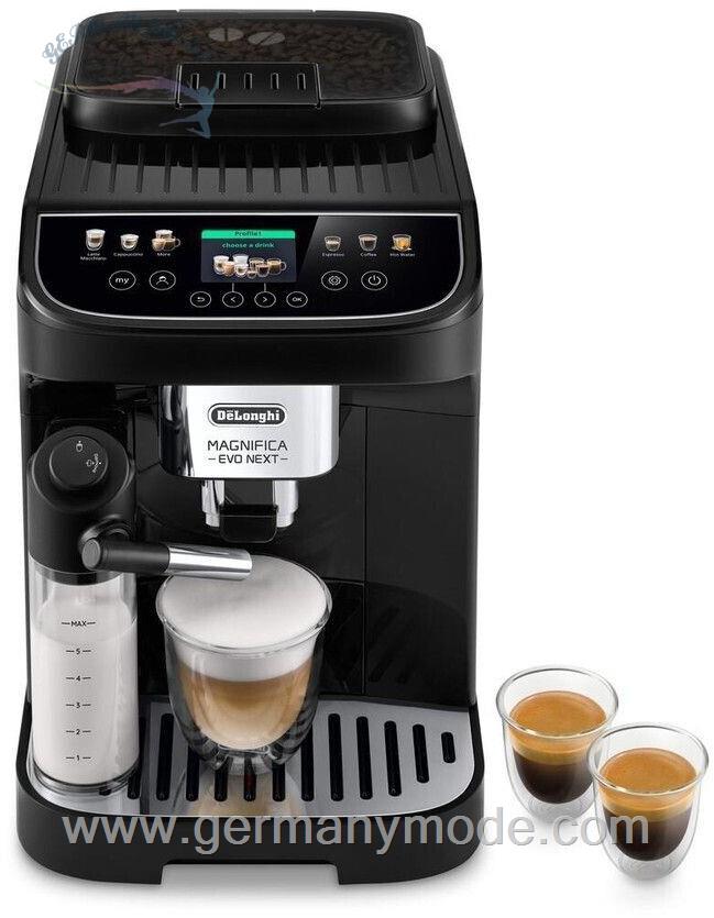 اسپرسو ساز قهوه ساز تمام اتوماتیک دلونگی ایتالیا DeLonghi ECAM 310.60.B Magnifica Evo Next آماده سازی اتوماتیک، کف ساز شیر