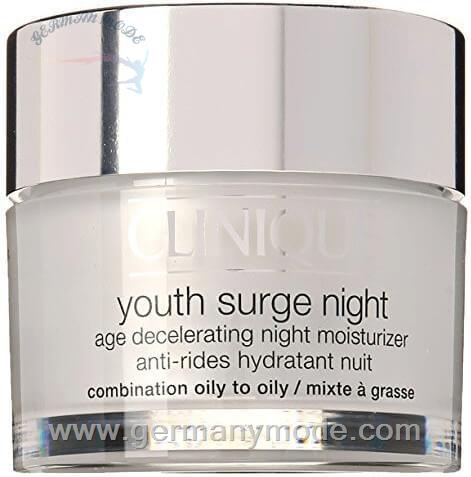 کرم شب آبرسان جوانساز پوست چرب 50 میل کلینیک آمریکا Clinique Youth Surge Night für ölige bis Mischhaut (50ml)