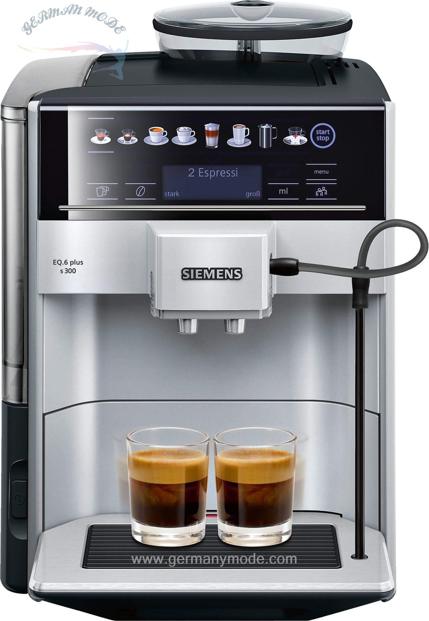 اسپرسو ساز زیمنس آلمان SIEMENS Kaffeevollautomat EQ.6 plus s300 TE653501DE