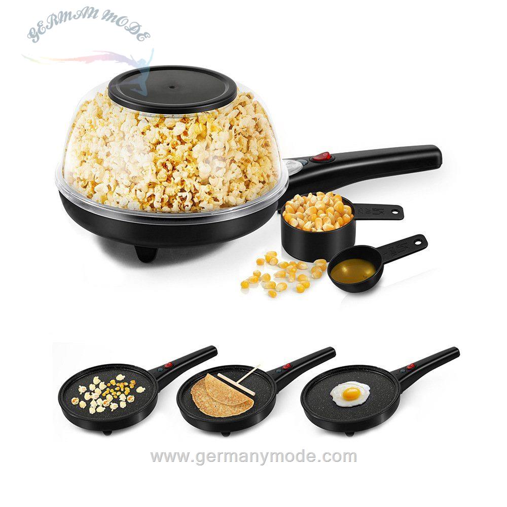 پاپ کورن ساز چند منظوره اتوماتیک هوروس Housruse Popcornmaschine Automatische Popcornmaschine Multifunktionale Pfannkuchenmaschine