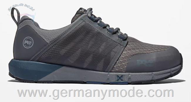 کفش کار مردانه تیمبرلند آمریکا TIMBERLAND RADIUS WORK BOOT WITH METAL ALLOY TOE CAP FOR MEN IN GRAY BLUE