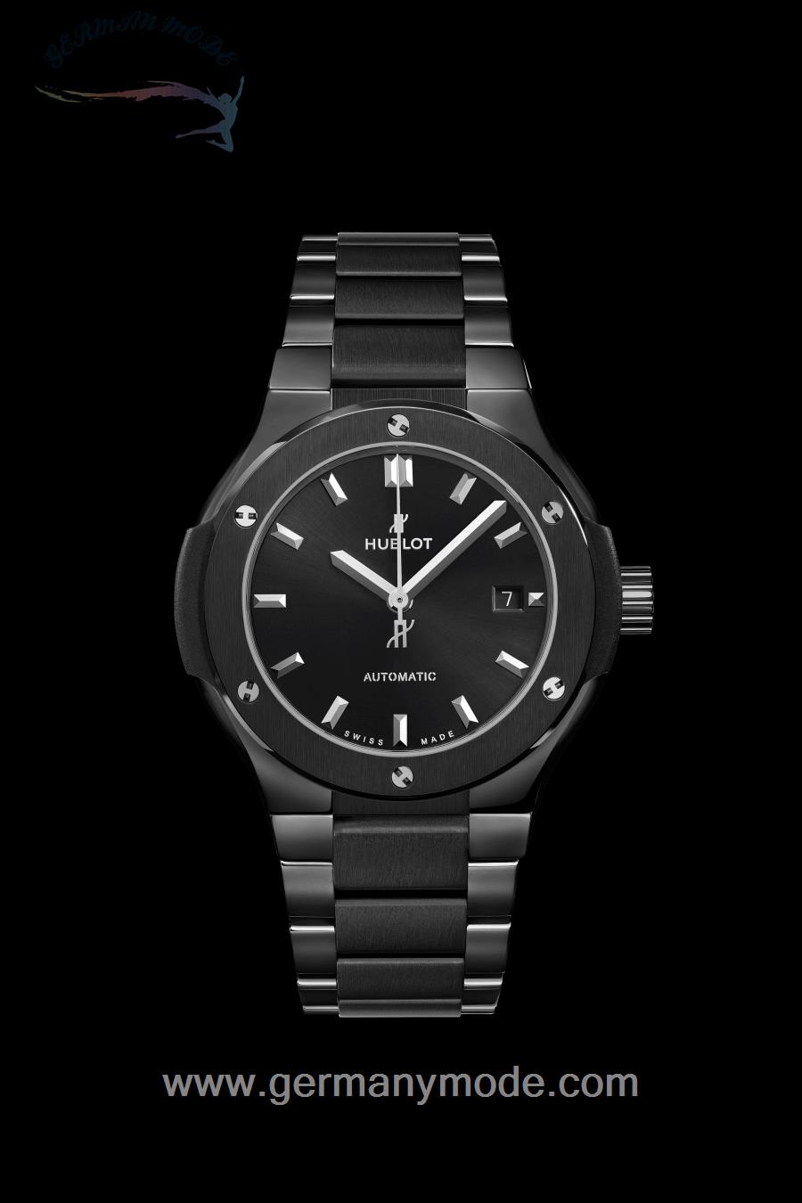 ساعت مچی مردانه هابلوت سوئیس HUBLOTBLACK MAGIC BRACELET 45MM