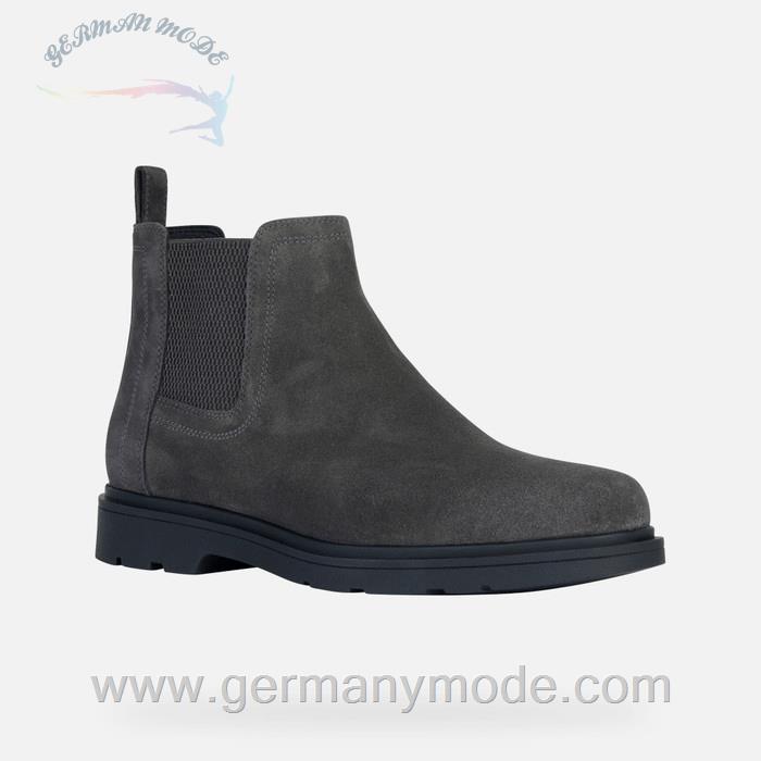 نیم بوت مردانه جی اوکس ایتالیا GEOX CHELSEA BOOTS Spherica Ec1 Herr Grau