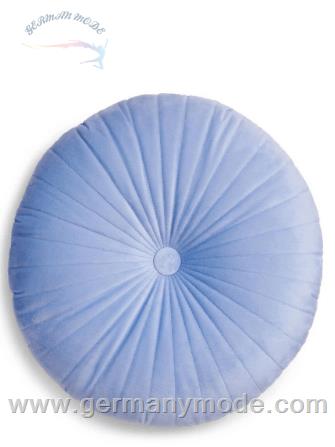 کوسن گرد اسنزا هلند ESSENZA Naina Lavender Blue Dekokissen 40 cm