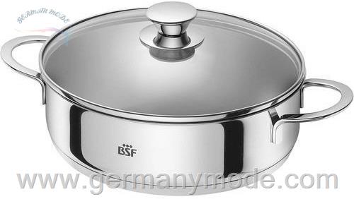 تابه 28 سانتیمتری درب دار بی اس اف زولینگ آلمان BSF Bordeaux Schmorpfanne 28 cm