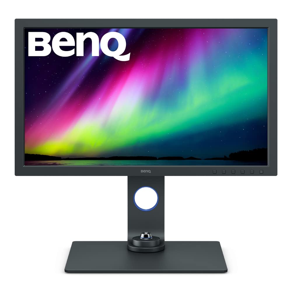 خرید از آمازون - BenQ SW271C Photographer Monitor (AQcolor Technology, 27 Zoll, 4K UHD, AdobeRGB/P3 Wide Color, USB-C 60W, HDR, Hardware Kalibrierung, Kompatibel mit MacBook Pro M1/M2) SW271C (27 inch, 4K UHD, AdobeRGB, USB-C 60W, Hardware Calibration)