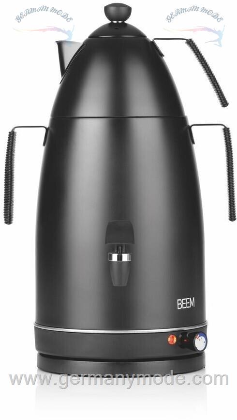 سماور برقی 4 لیتری بیم آلمان BEEM DS Produkte MR. TEA Samowar - 4 L | Mattschwarz