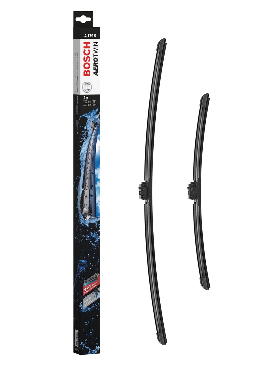 خرید از آمازون - برف پاک کن بوش Aerotwin A179S، طول: 700mm/450mm – مجموعه ای برای شیشه جلو