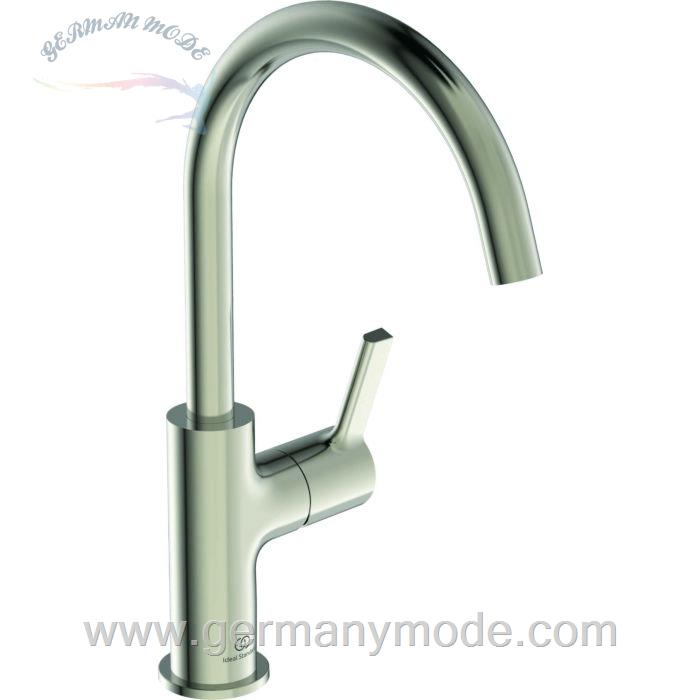 شیر مخلوط روشویی پایه بلند ایدیل استاندارد Ideal Standard Joy mit hohem Auslauf BC778 silver storm BC778GN