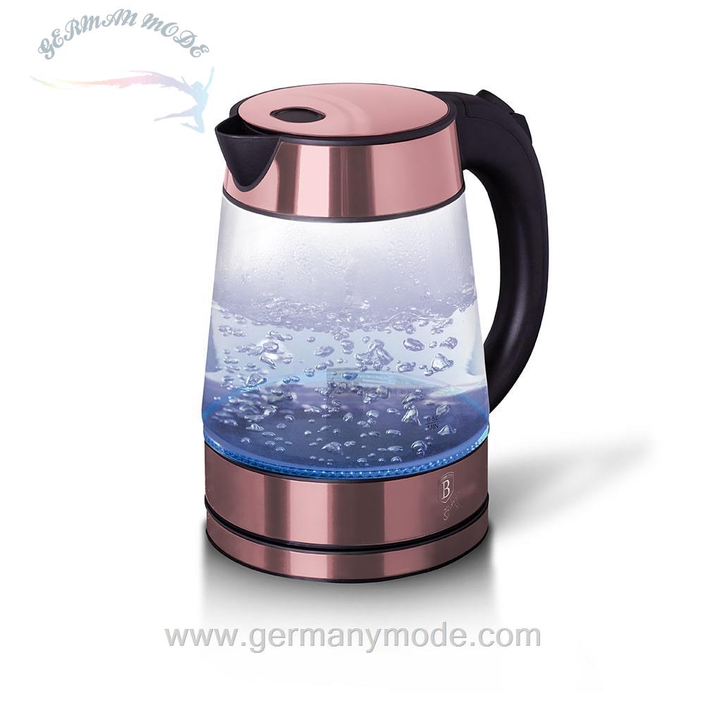 کتری برقی برلینگر هاوس مجارستان BERLINGER HAUS GLASS KETTLE BH-9122 I-ROSE COLLECTION