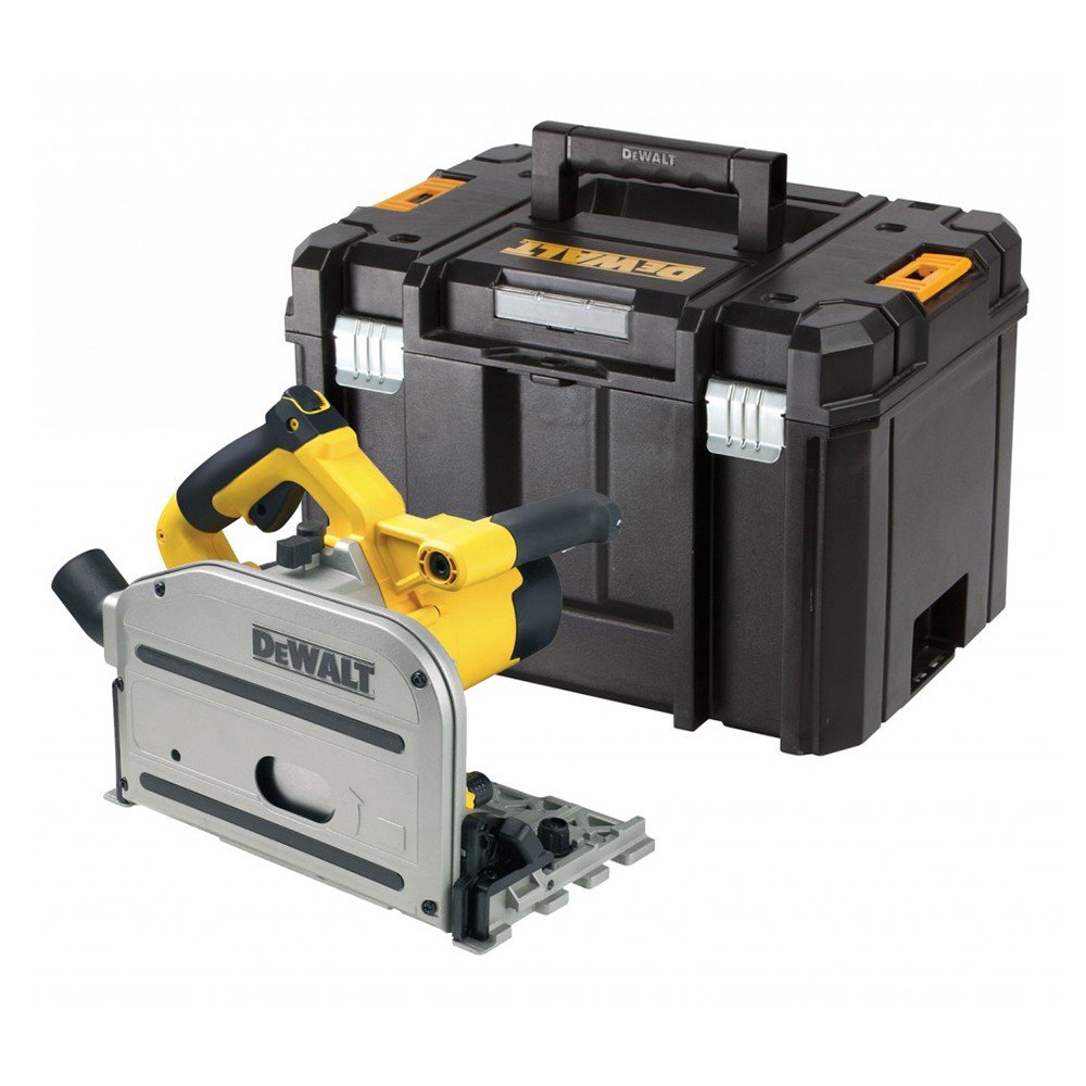 خرید از آمازون - مجموعه اره گرد غواصی DeWalt DWS520KT-QS شامل TSTAK Box VI، 1300 وات، 230 ولت، نقره ای