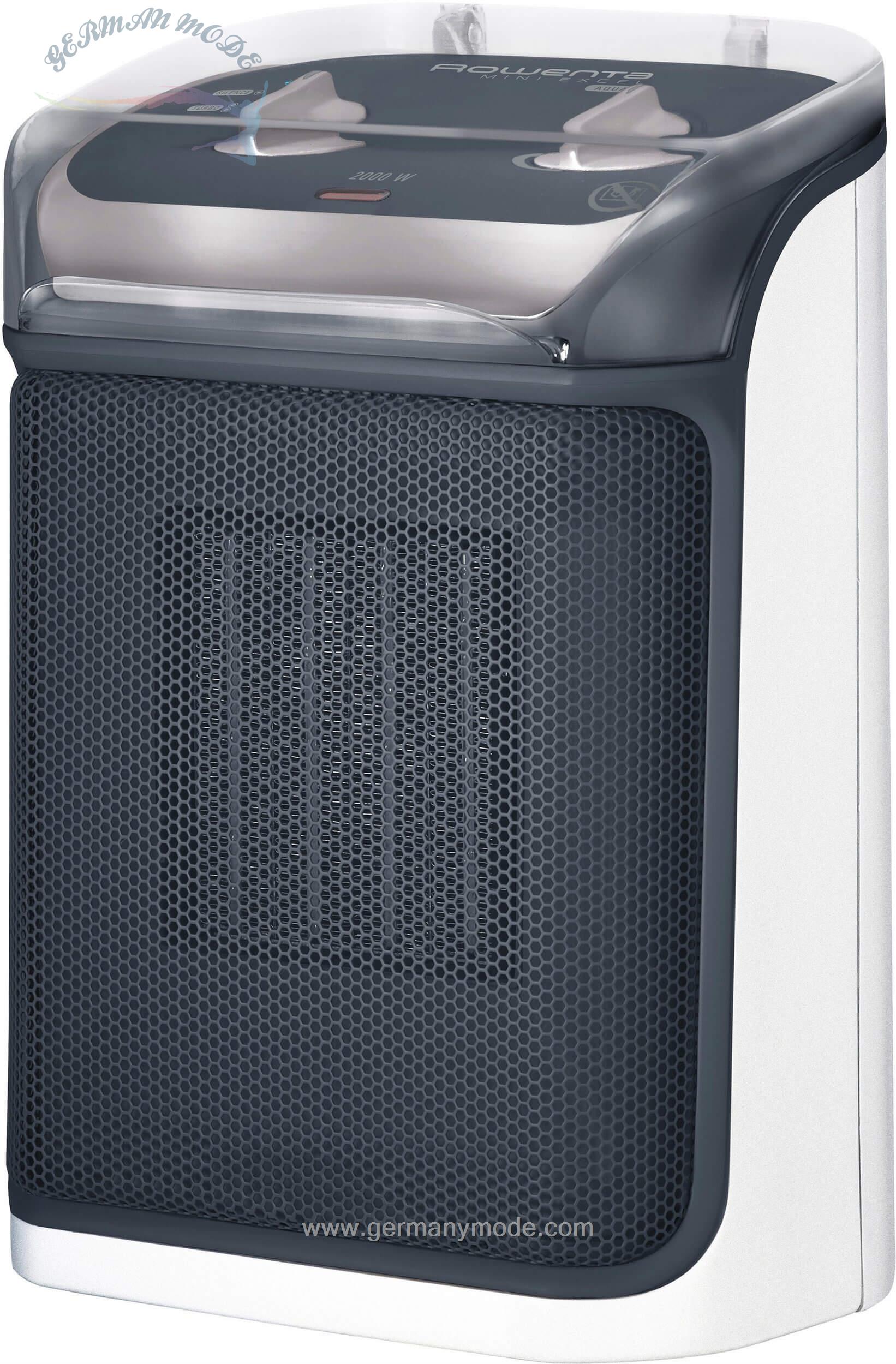 بخاری برقی فن هیتر سرامیکی روونتا آلمان Rowenta Keramikheizlüfter SO9281 Excel Aqua Safe- zwei Leistungsstufen