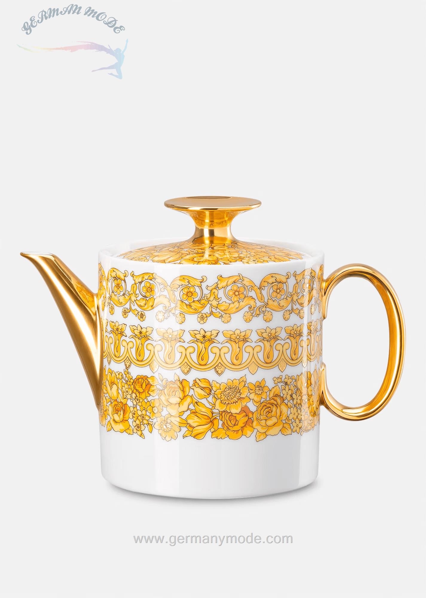 قوری چای 6 نفره ورساچه ایتالیا VERSACE MEDUSA RHAPSODY TEEKANNE