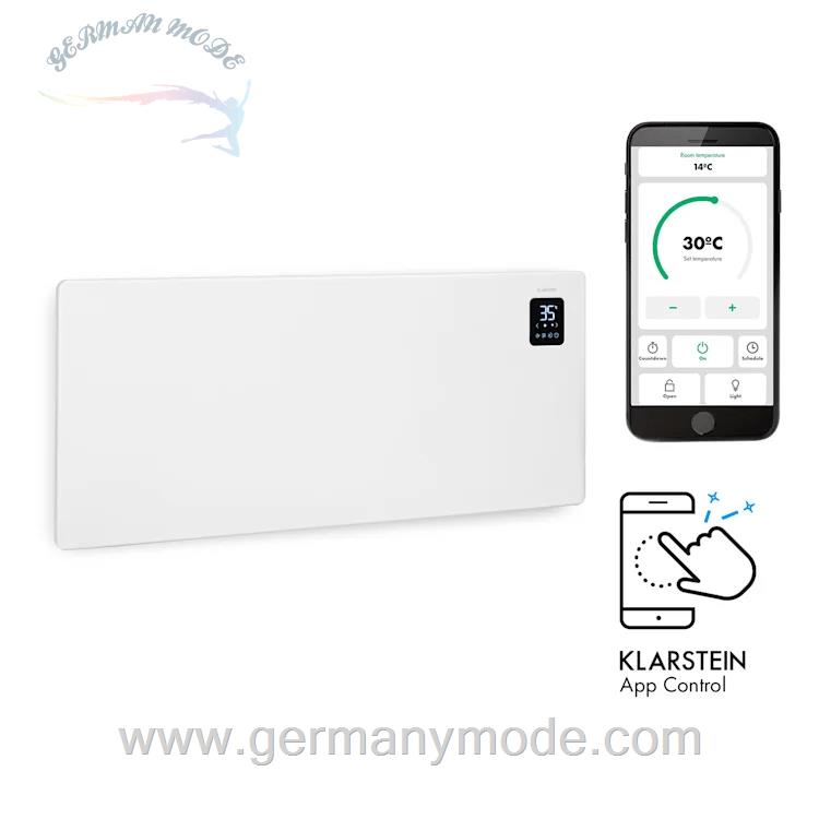 بخاری برقی همرفتی هوشمند کلارشتاین آلمان Klarstein Bansin Smart 2500 Konvektionsheizgerät Weiß 2500 watt Freistehend, Wandmontage