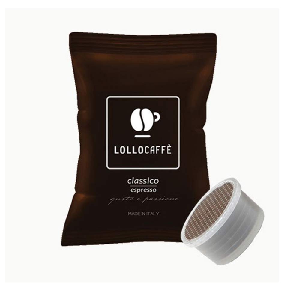 خرید از آمازون - 100 کپسول سازگار Espresso Point Lollo Caffe' Classico Espresso Coffee 100 کپسول