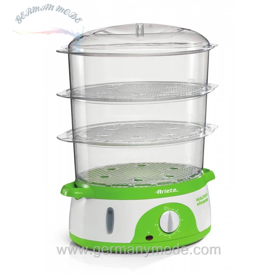 بخارپز آریته ایتالیا Ariete 0911- 3 Korb-Körbe- Grün- Weiß
