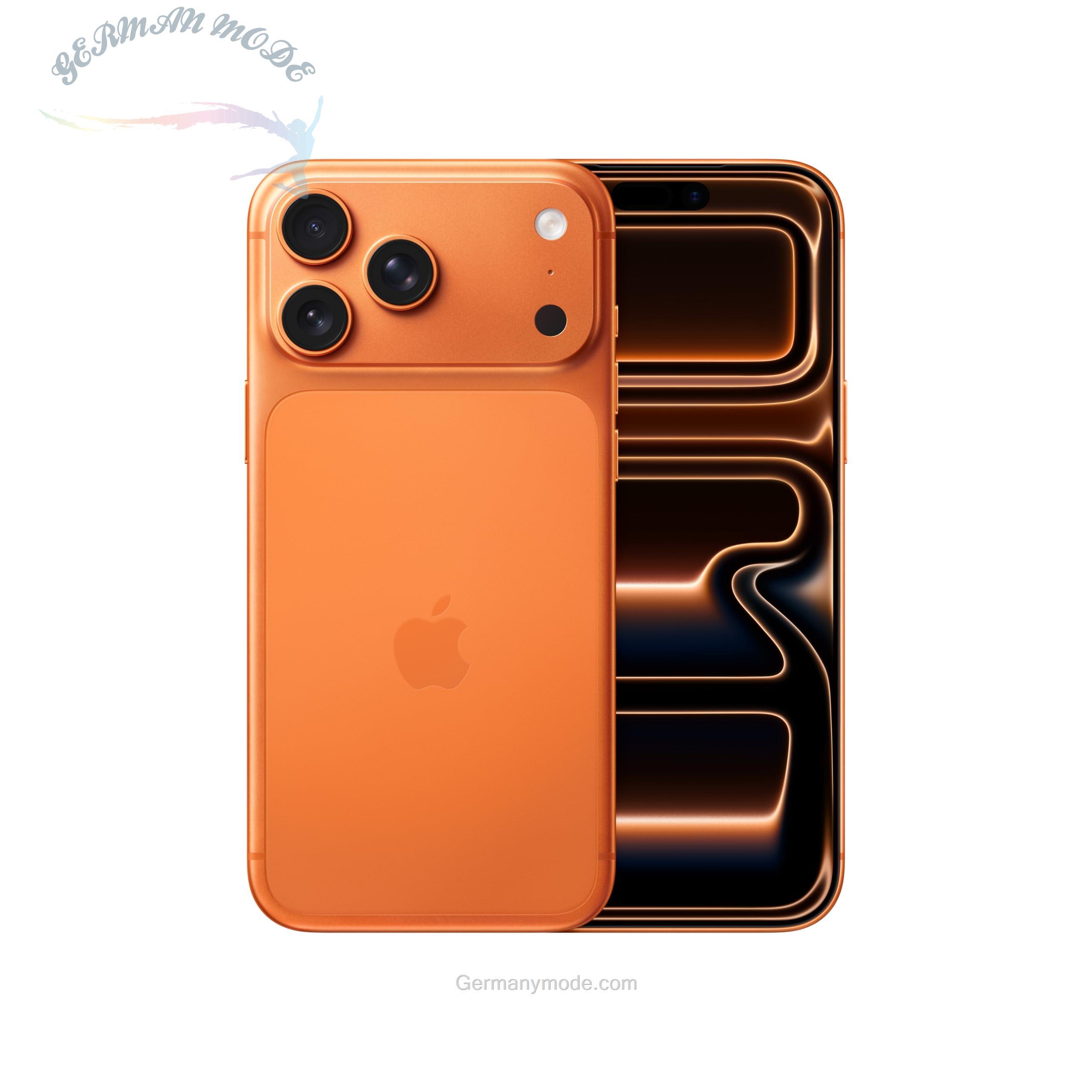 موبایل آیفون ۱۷ پرو مکس اپل ۵۱۲ گیگابایت قابلیت ارتقاء، تراشه A19 Pro بهترین عمر باتری تاکنون در آیفون نارنجی Apple iPhone 17 Pro Max 512 GB