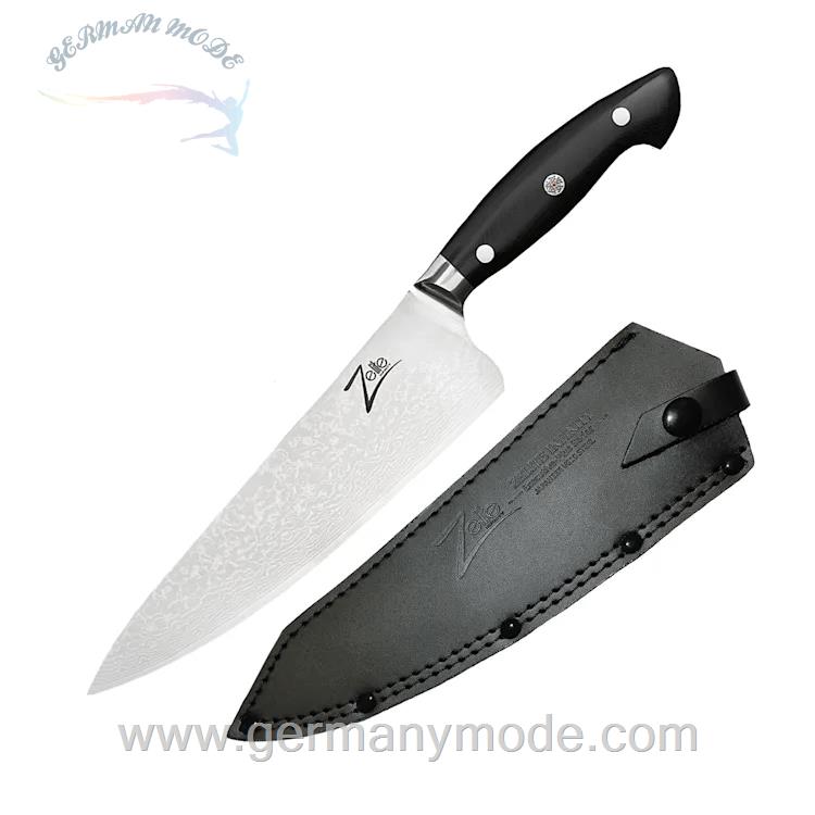 چاقو آشپزخانه 34.6 سانتیمتری کلارشتاین آلمان Klarstein Serie 8 Kochmesser Messer Schwarz