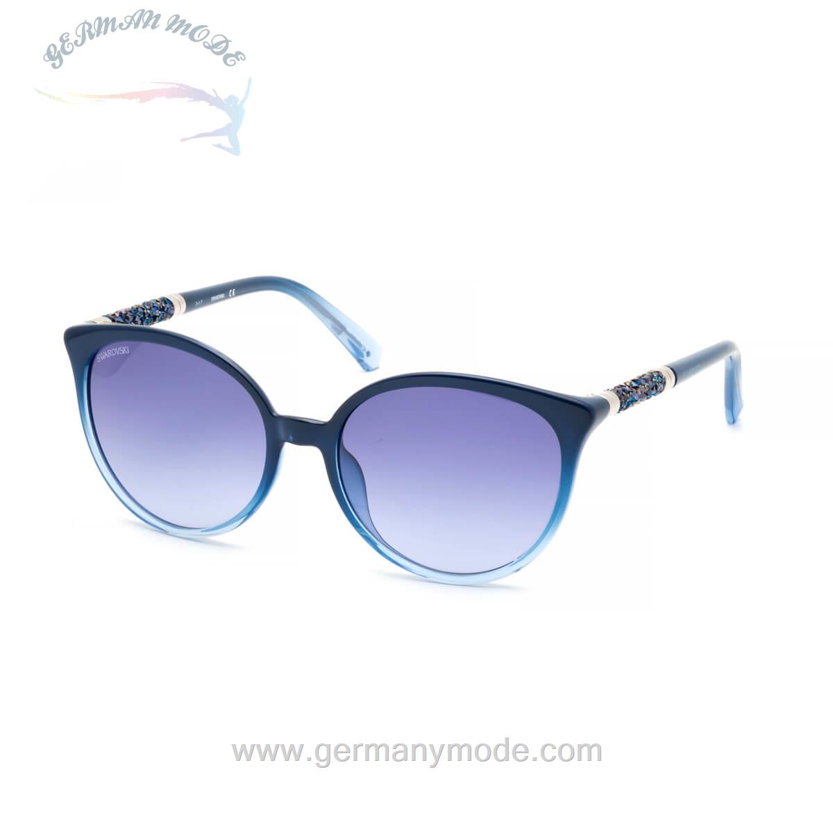 عینک آفتابی زنانه سواروفسکی (اتریش)  SK0149 90W, BLUE