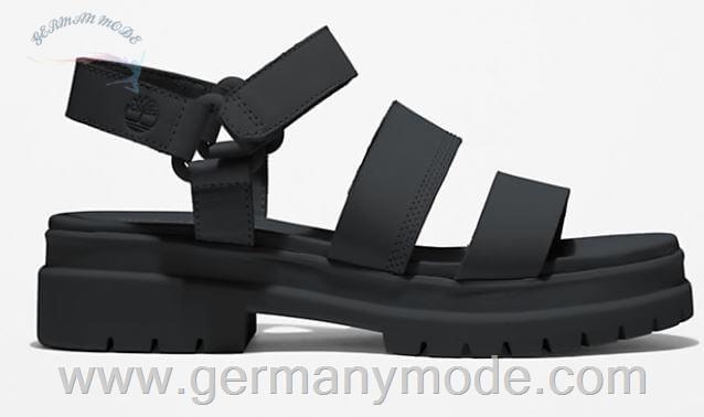 صندل زنانه تیمبرلند آمریکا TIMBERLAND LONDON VIBE ANKLE STRAP SANDAL FOR WOMEN IN BLACK