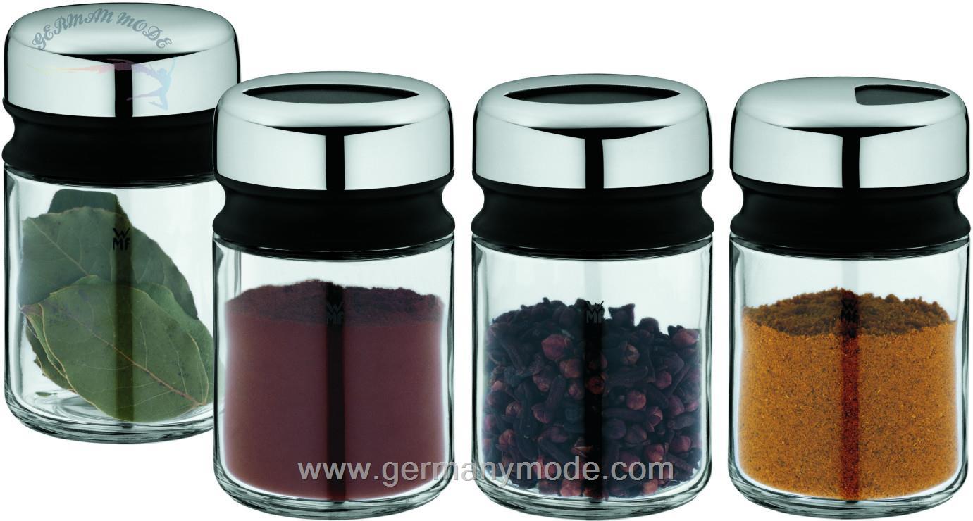 ست 4 عددی ادویه وی ام اف المان WMF Gewürzstreuer Dosen Depot 4er-Set