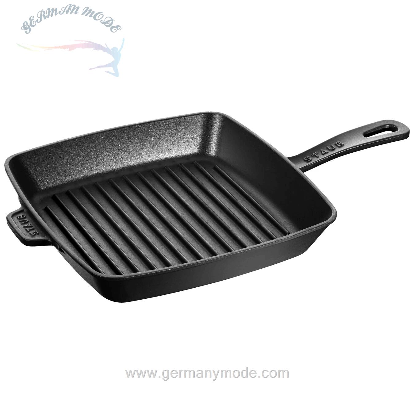 تابه گریل زولینگ آلمان ZWILLING STAUB GRILL PANS AMERICAN GRILL 26 CM- GUSSEISEN- SCHWARZ