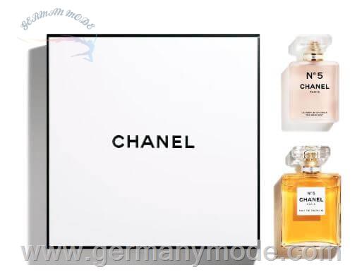 ست 2 تایی عطر ادو پرفیوم اسپری معطر کننده مو N05 زنانه شنل فرانسه CHANEL N05 COFFRET EAU DE PARFUM 100 ML and PERFUMED HAIR SPRAY 35 ML