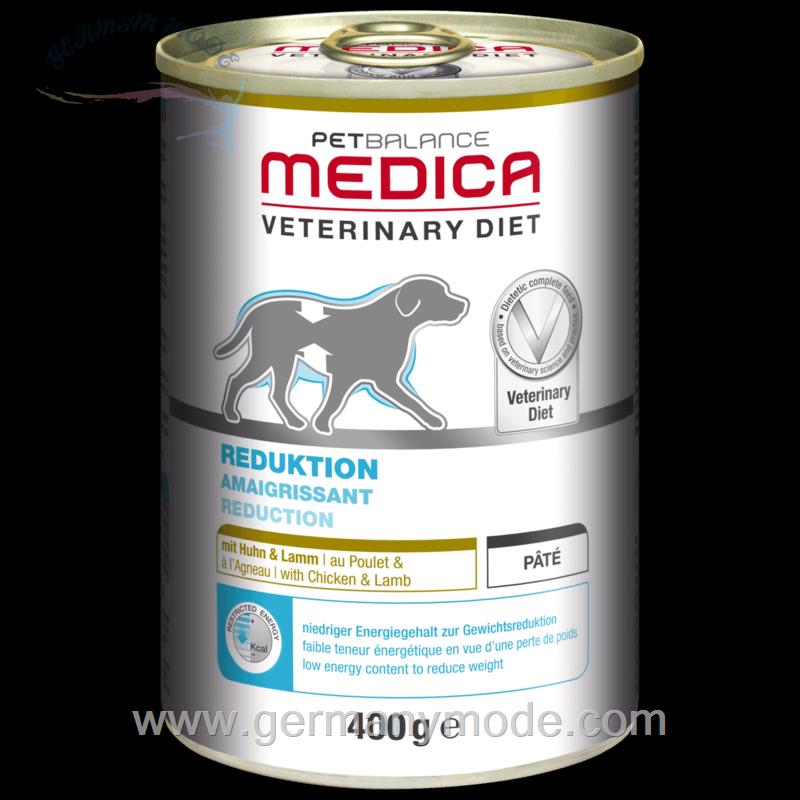 غذا مرطوب سگ بزرگسال با اضافه وزن مدیکا آلمان PetBalance Medica Reduktionsdiät 6x400g Huhn - Lamm
