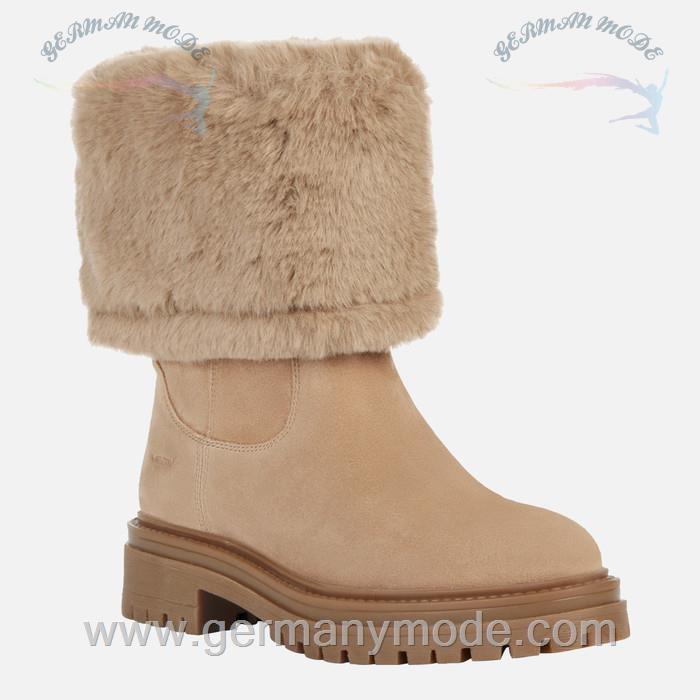 نیم بوت زنانه جی اوکس ایتالیا GEOX STIEFEL NIEDRIGER ABSATZ STIEFEL NIEDRIGER ABSATZ Beige