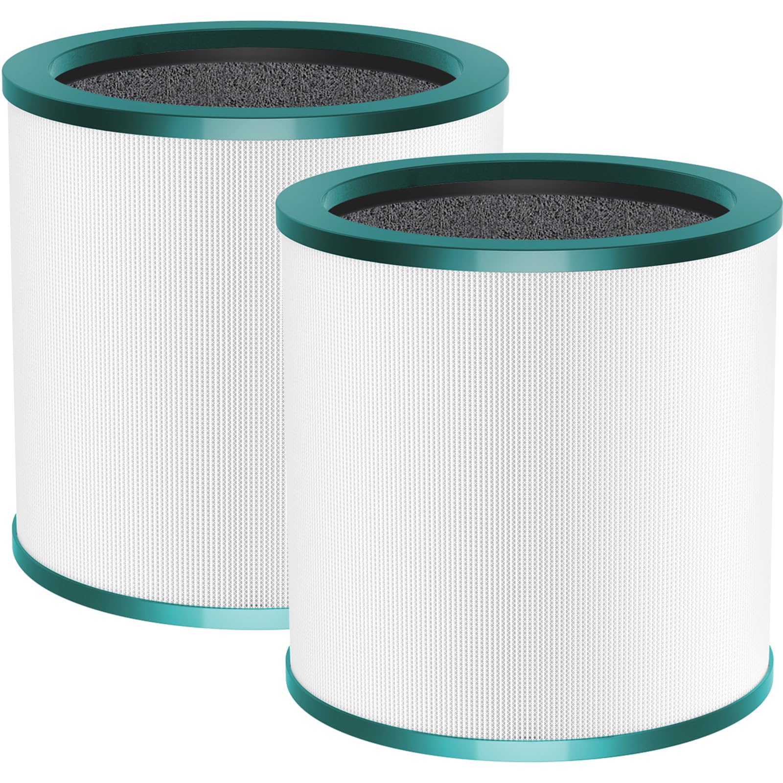 فیلتر جایگزین TP01 True HEPA سازگار با مدل های Dyson Tower Purifier Pure Cool Link TP01, TP02, TP03, AM11, BP01 قابل مقایسه با شماره قطعه 968126-03 2 عدد White-2pack