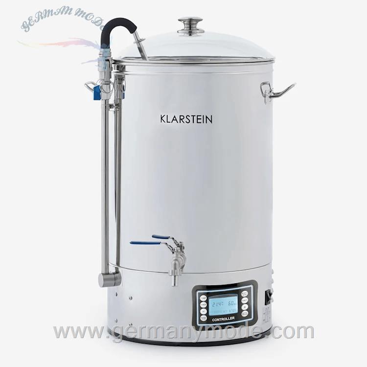دستگاه تقطیر گلاب گیر عرق گیر 30 لیتری کلارشتاین آلمان Klarstein Mundschenk Maischekessel Silber