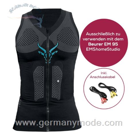 لباس ورزشی لاغری ای ام اس مردانه بیورر آلمانANTELOPE by Beurer EMS-TANK-TOP Männer als Erweiterung zum EM 95 EMShomeStudio Größe S