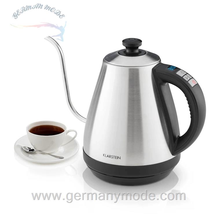 کتری برقی 1 لیتری کلارشتاین آلمان Klarstein Garcon Wasserkocher 1L 2000 watt Silber
