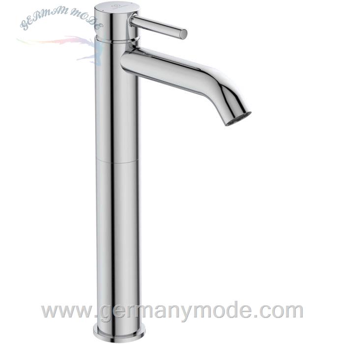 شیر مخلوط روشویی پایه بلند ایدیل استاندارد Ideal Standard Ceraline mit verlängerterm Sockel 150mm ohne Ablaufgarnitur chrom BC269AA