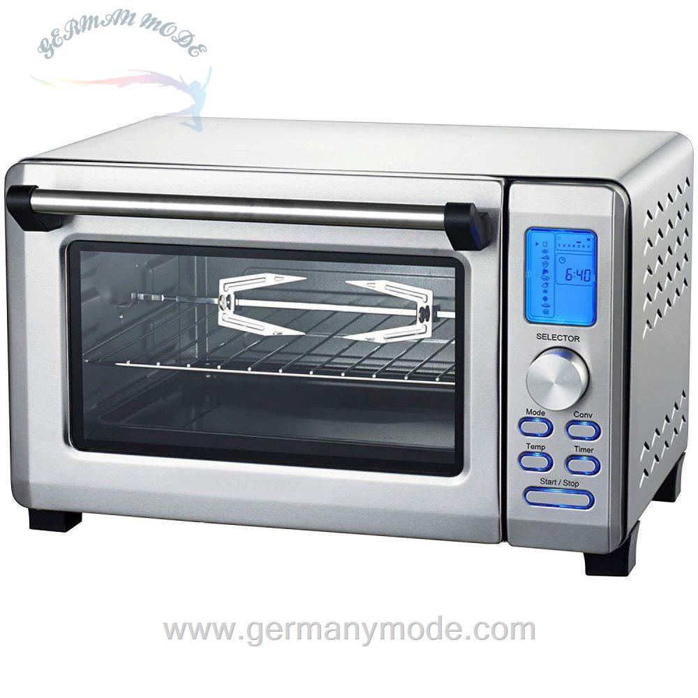 مینی فر 23 لیتری سینتروکس آلمان Syntrox Germany Back Chef BO 1500W D RO 23L Inox