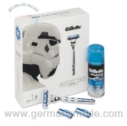 ست خود تراش و زل اصلاح ژیلت آمریکا Gillette Match3 Turbo Star Wars Set 3